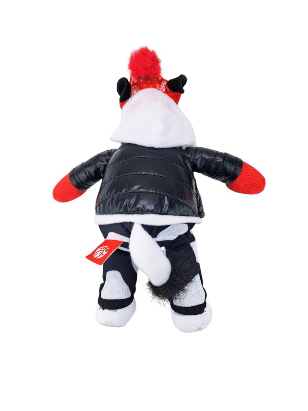 Chick-Fil-A Plush Cow Toy Eat Mor Chikin Hoodie Red Beanie Puffer Jacket Limited - Picture 8 of 13